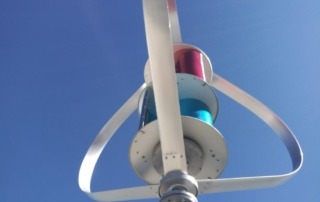 Generador eólico cubierta giro