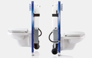 Geberit adjustable duofix wall wc both sides